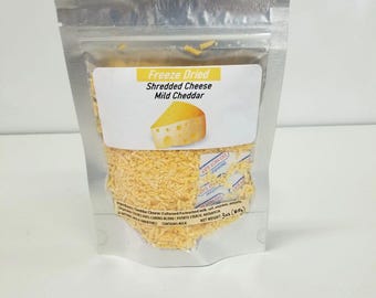 Freeze Dried Shredded Mild Cheddar Cheese