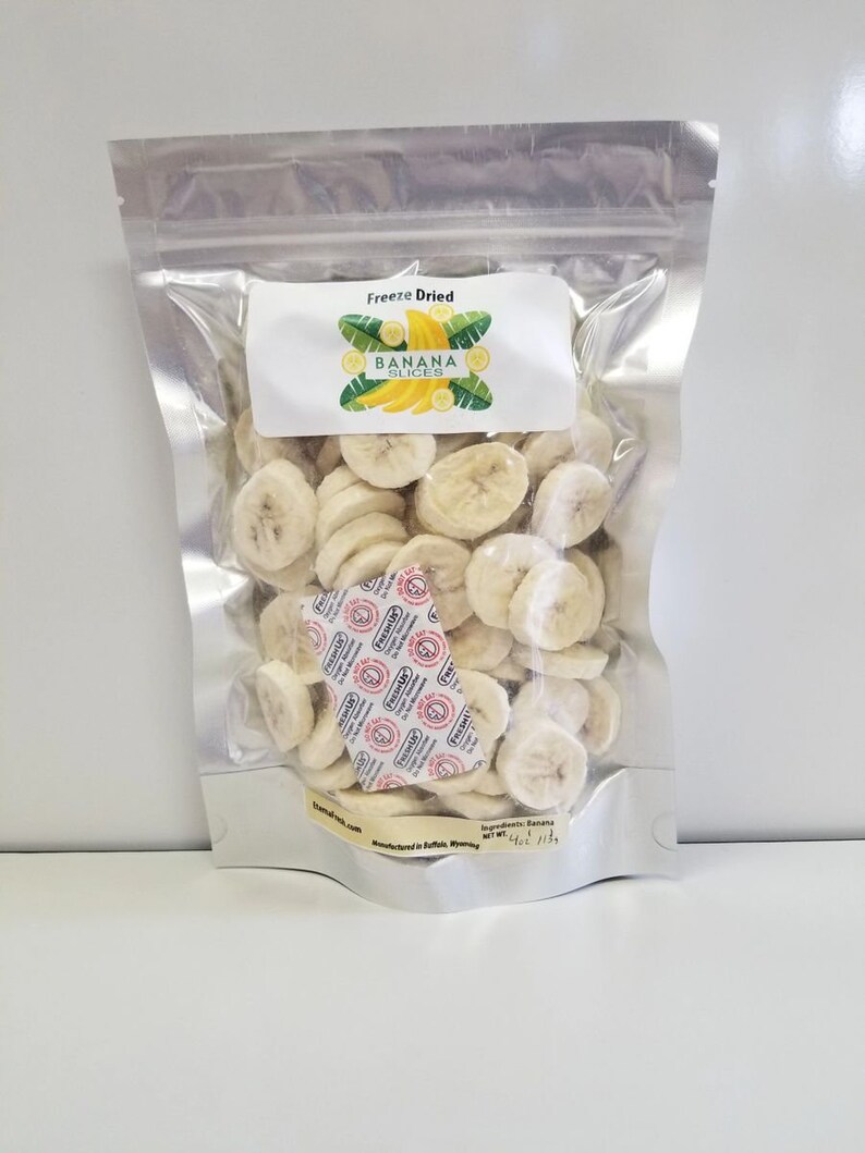 Freeze Dried Banana Chips - Etsy
