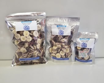 FRESH Freeze Dried Blueberry Dusted Banana Chips