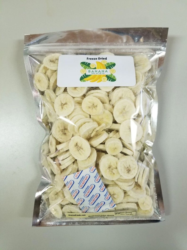 Freeze Dried Banana Chips - Etsy