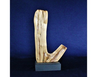 20112 Natural Wood Sculpture, Forest Sculpture, Driftwood Sculpture: Copper Streak