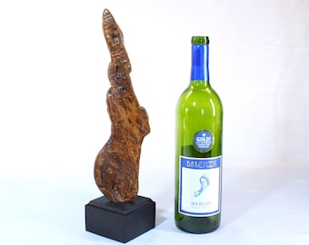 23003 Natural Wood Sculpture, Forest Sculpture, Driftwood Sculpture: Contours