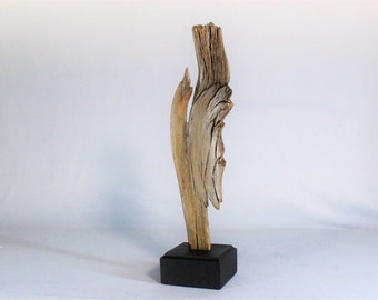 21040 Natural Wood Sculpture, Forest Sculpture, Driftwood Sculpture: Forest Chieftain