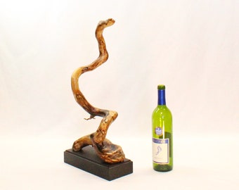 22014 Natural Wood Sculpture, Forest Sculpture, Driftwood Sculpture: Forest Viper