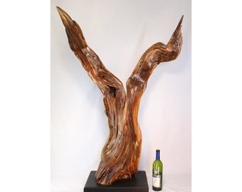 22013 Natural Wood Sculpture, Forest Sculpture , Driftwood Sculpture: Great Divide