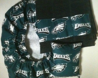 Philadelphia Eagles Fabric Bowling Shoe Cover Set