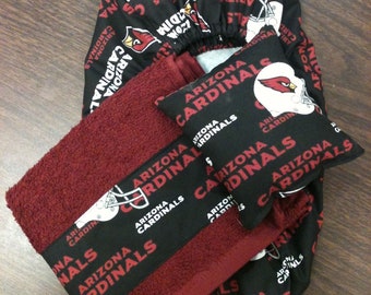 Arizona Cardinals Fabric Bowling Shoe Cover Set