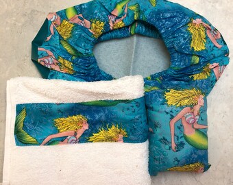 Mermaids Fabric Bowling Shoe Cover Set