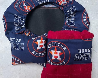Houston Astros Fabric Shoe Cover Set