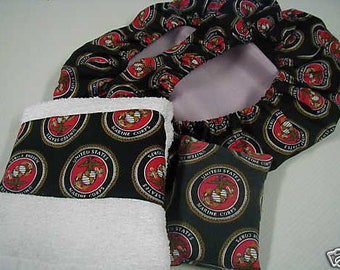 Marines Fabric Bowling Shoe Cover Set