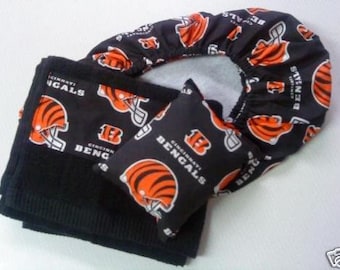 Cincinnati Bengals Fabric Bowling Shoe Cover Set