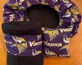 Minnesota Vikings Fabric Bowling Shoe Cover Set