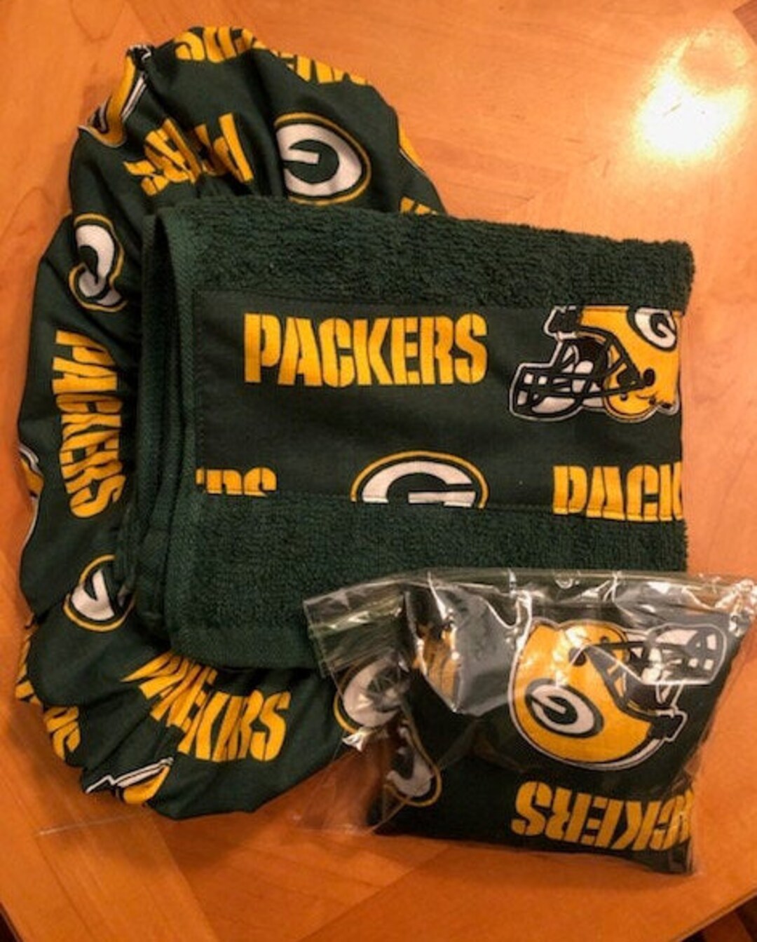 Green Bay Packers Green Fabric Bowling Shoe Cover Set Etsy