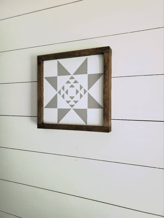 Barn Quilt Quilt Wood Sign Quilt Square Farmhouse Etsy