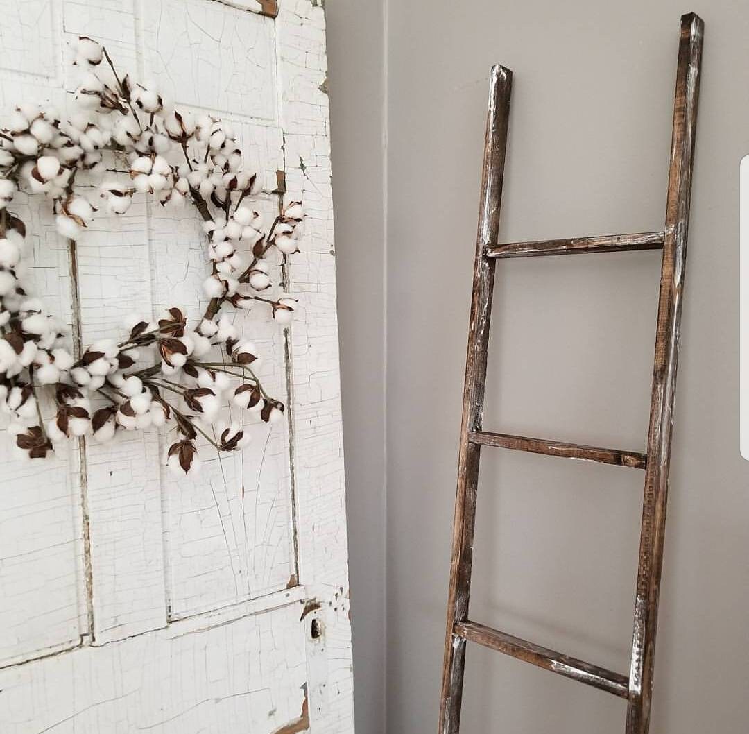 Distressed blanket ladder hotsell