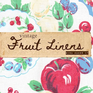 Lino de frutas vintage - Imprimibles vintage - Descarga digital - Gráficos e ilustraciones - Collage para diario y arte