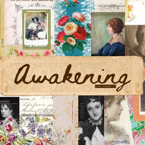 Awakening Junk Journal Kit Vintage Printables Digital Download Antique Papers Collage for Journaling and Art image 1