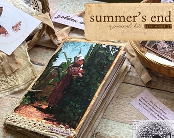 Summer's End  - A Vintage Journal Kit - Vintage Printables - Digital Download - Graphics & Illustrations