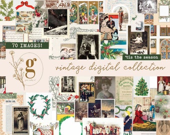 70-Image Vintage Digital Collection: 'Tis the Season