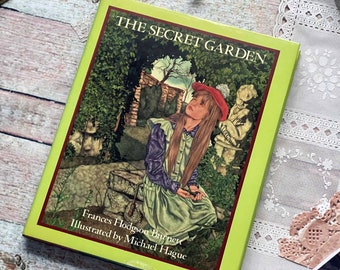 Vintage Book - The Secret Garden (1987) - Junk Journaling - Antique Books