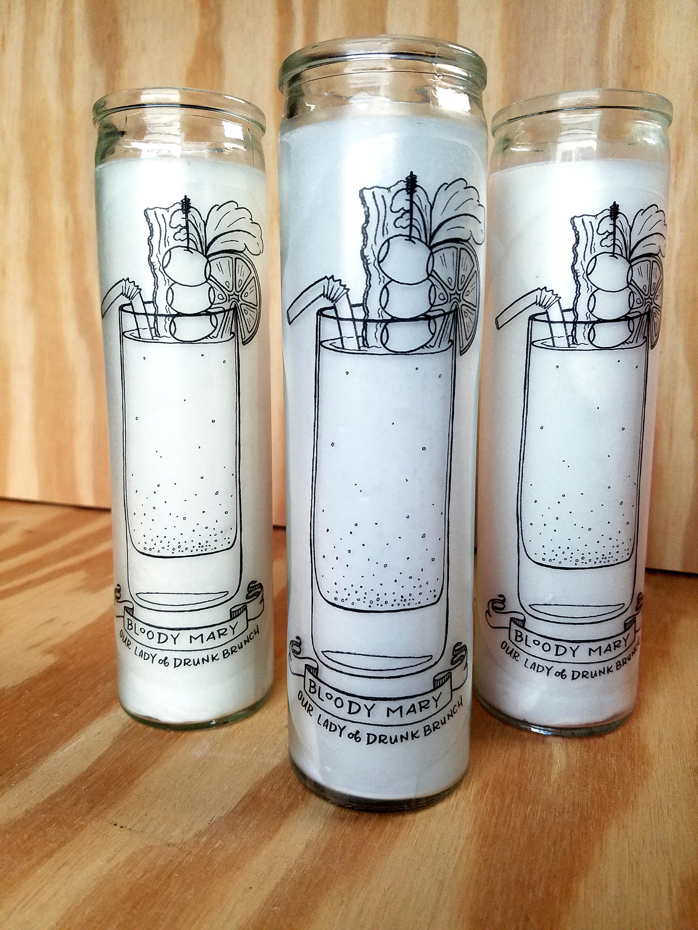 Bloody Mary Prayer Candle our Lady of Drunk Brunch Etsy
