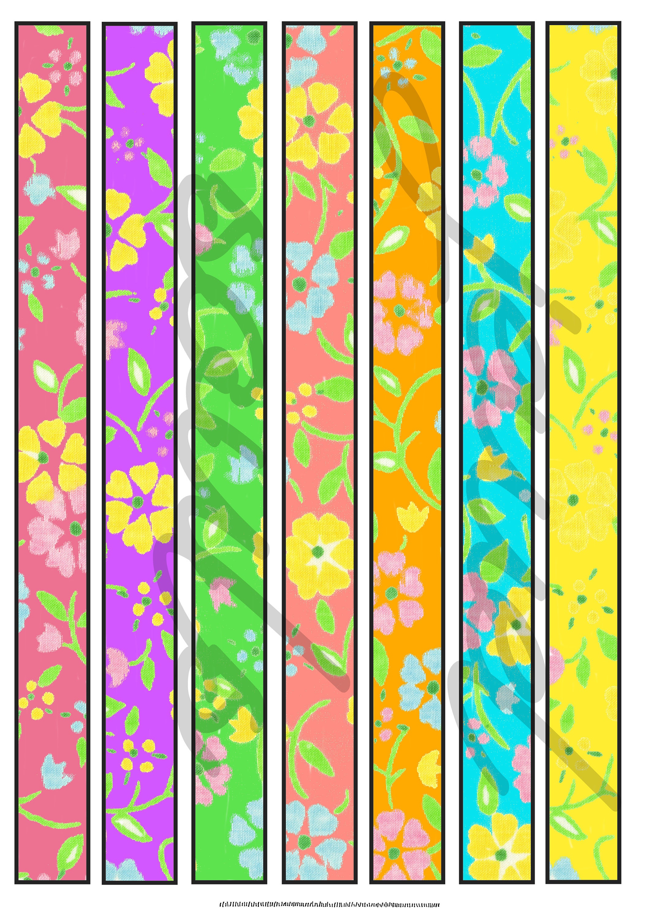 Digital washi tape strips Etsy