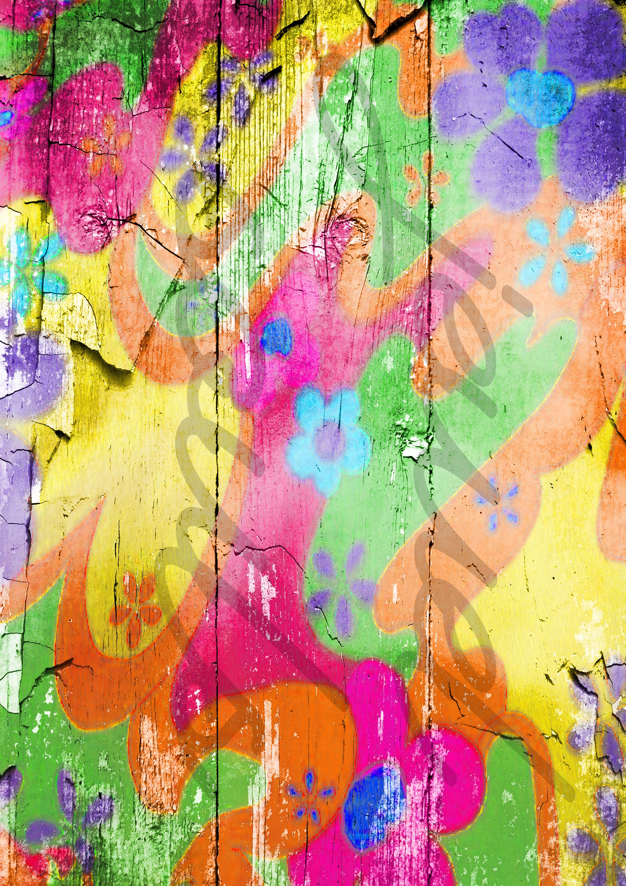 Digital mixed media background Etsy