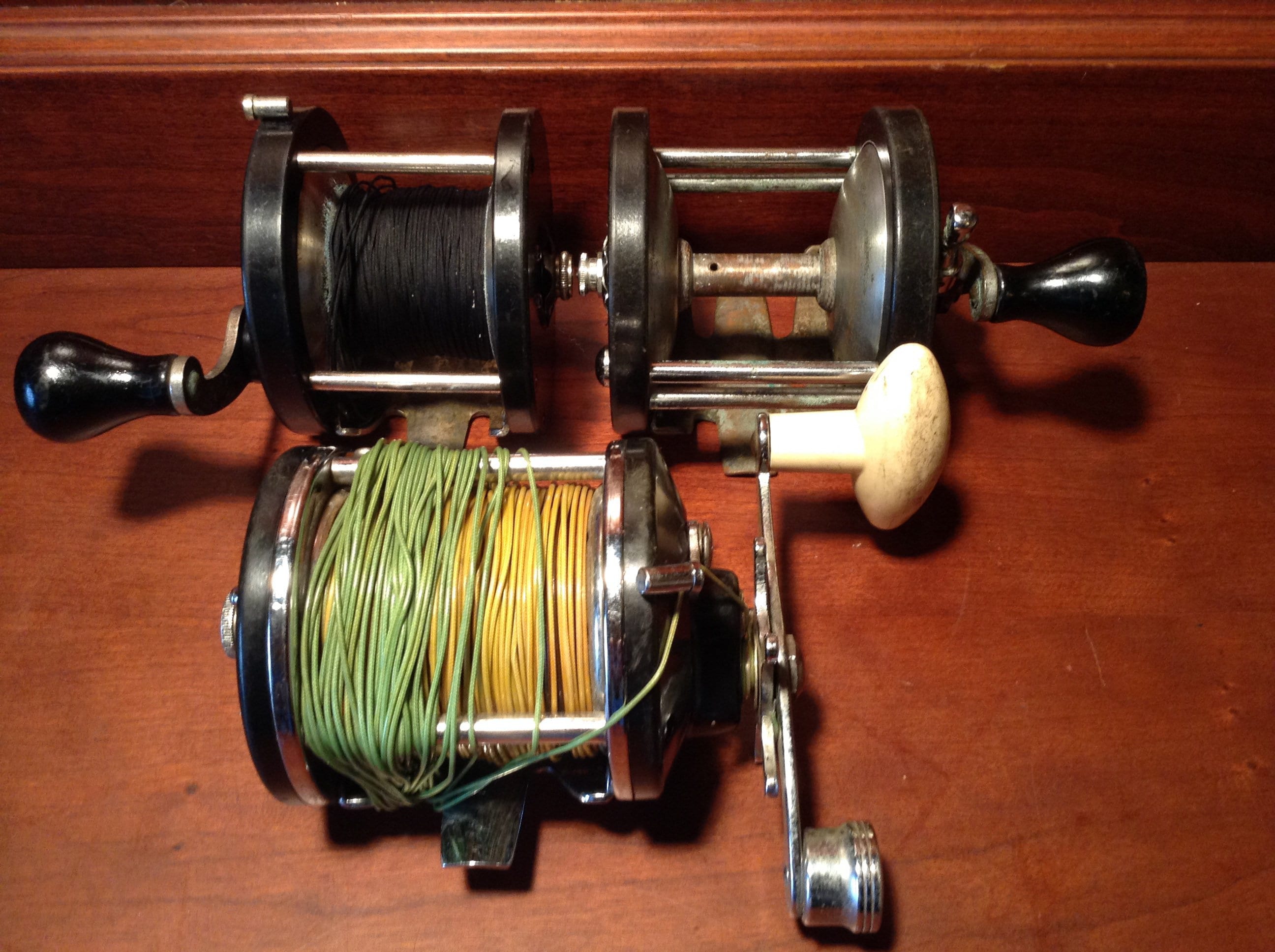 Lot of Ocean City 923C and Two Gulf Openface Reels 