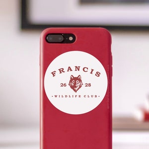 SAINT CLUB St Francis of Assisi Wildlife Club Catholic Sticker Catholic Decal Laptop Decal Water Bottle Decal Saint Sticker Francis Assisi