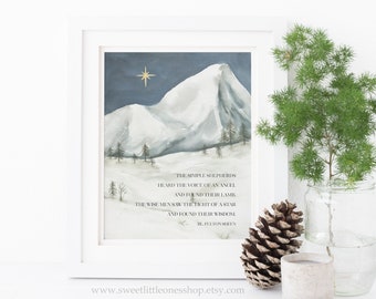 Fulton Sheen Christmas Quote Printable Wall Art Christmas Print Catholic Christmas Print Christmas Decor Ven Fulton Sheen Quote Christmas