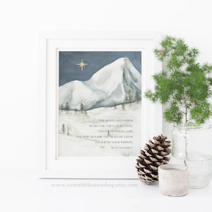 Fulton Sheen Navidad cita imprimible pared arte Navidad impresión católica Navidad impresión Navidad decoración Ven Fulton Sheen cita Navidad