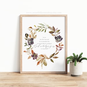 Bloemen St Gianna Cross citaat afdrukbare muur kunst St Gianna Molla citaat afdrukbare katholiek huisdecor Katholieke vasten print vasten decor St Gianna