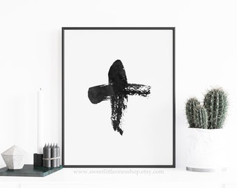 Ash Cross Printable Wall Art Ash Wednesday Printable Catholic Lent Print Lent Printable Ashen Cross Print Remember You Are Dust Ashes Cross