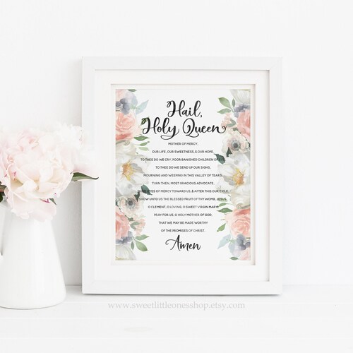 Glory Be Printable Catholic Prayer Wall Art Tiered Home Etsy