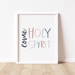 8x10, 5x7 SIERRA SUNRISE Come Holy Spirit Print Art Come Holy Spirit Prayer Print Holy Spirit Prayer Print Come Holy Spirit Prayer Print Art