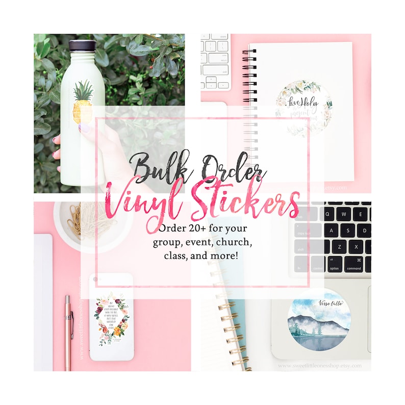 Bulk Order Vinyl Stickers Catholic Sticker Laptop Decal Etsy