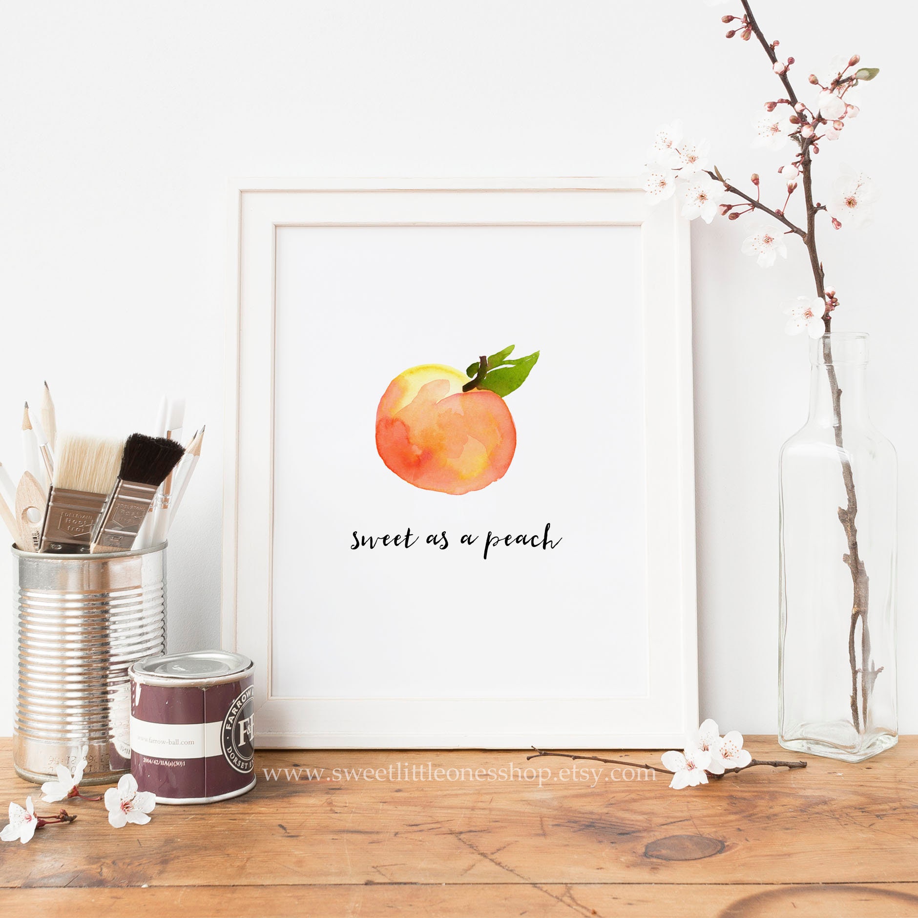 Set of 6 Kitchen Food Prints Watercolor Fruit Vegetable - Etsy