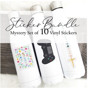 10 Vinyl Stickers Grab Bag, Surprise Set of 10 Vinyl Stickers, Mystery Set of Stickers