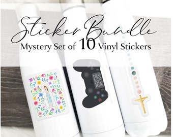 10 Vinyl Stickers Grab Bag, Surprise Set of 10 Vinyl Stickers