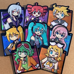 Holographic VocalSynth Stickers