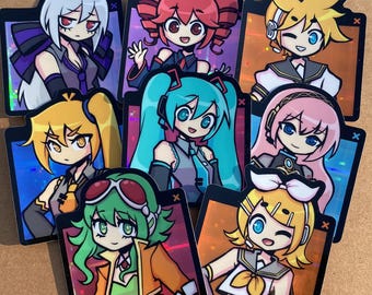 Holographic VocalSynth Stickers