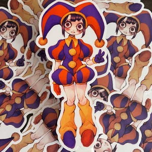 Pomni - 7.5&quot; Vinyl Sticker