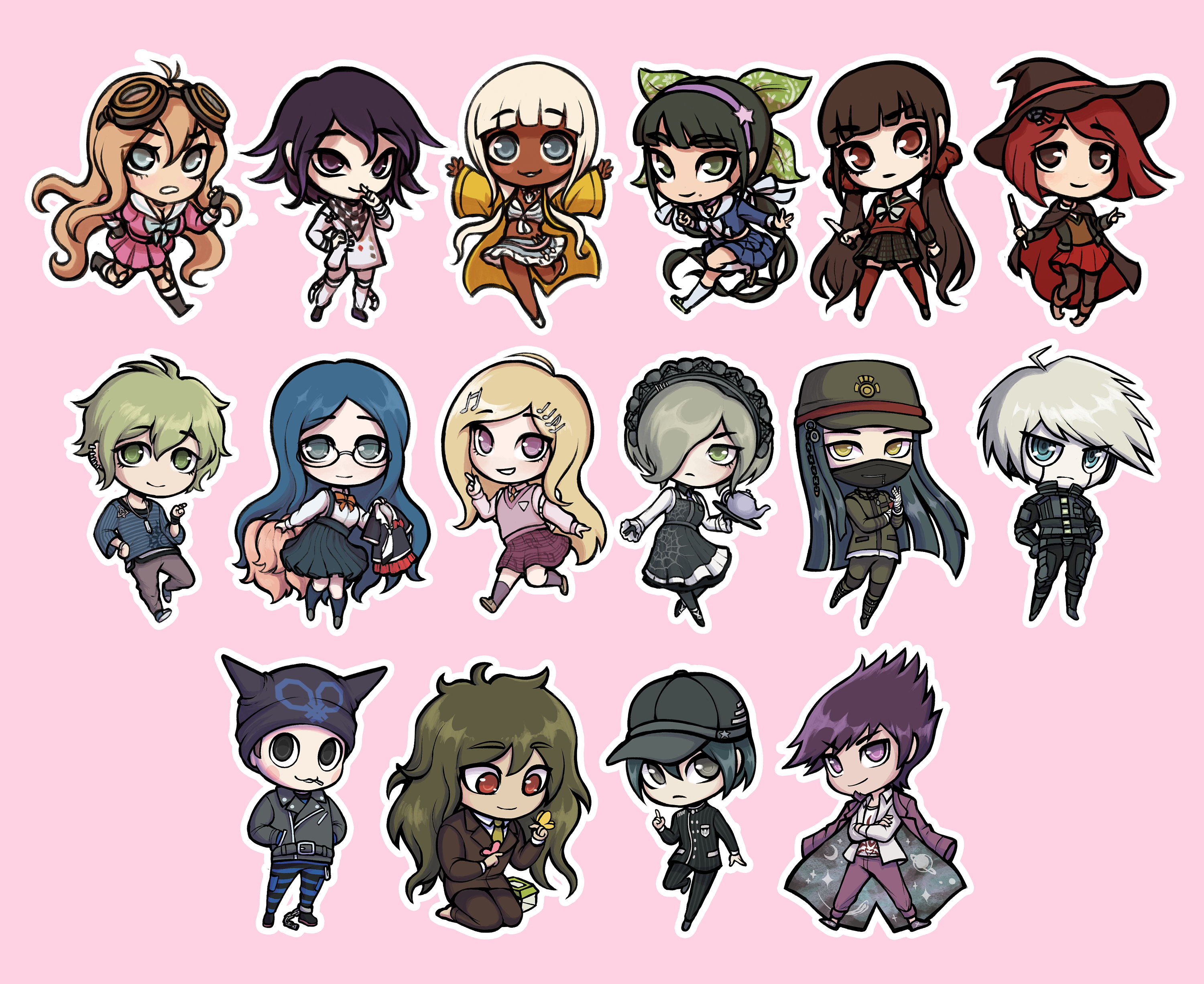 Danganronpa V3 Characters Chibi vlr.eng.br