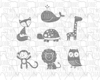 Download Nursery Animal Svg Etsy PSD Mockup Templates