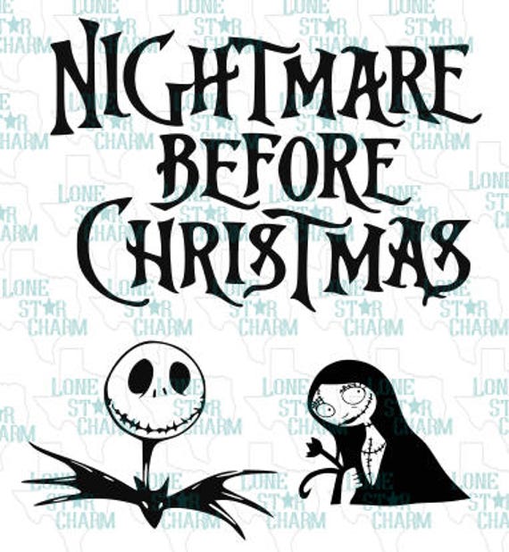 Download Nightmare Before Christmas Svg Set 3 Images Etsy