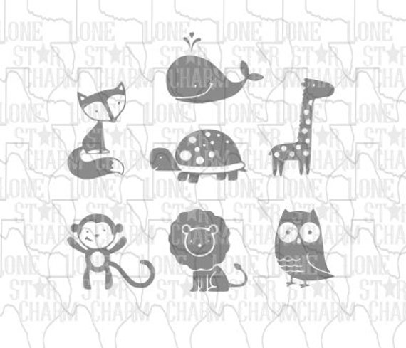 Baby Animals Svg Etsy