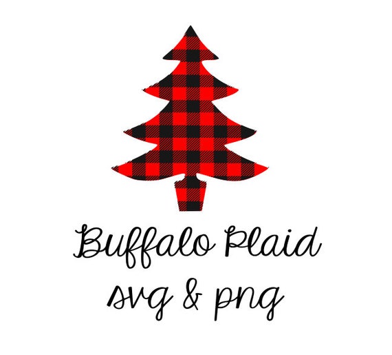 Download Buffalo Plaid Christmas Tree SVG and PNG | Etsy