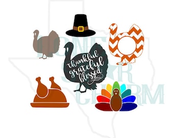 Thanksgiving Turkey Digital SVG Files