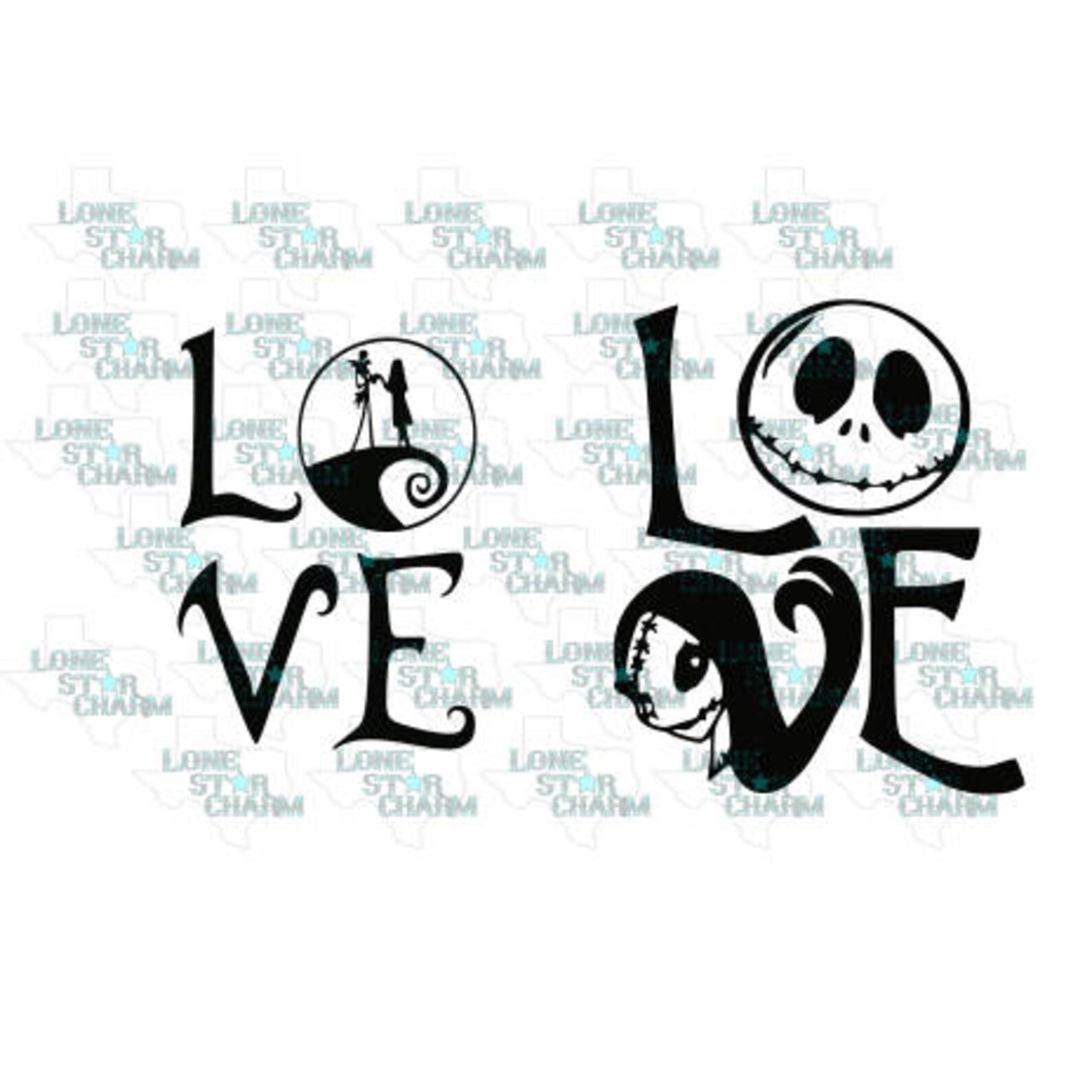 Jack And Sally Svg Free Printable
