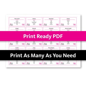 Bachelorette Party Game Dirty Taboo Hen Party Game - Raunchy Banned